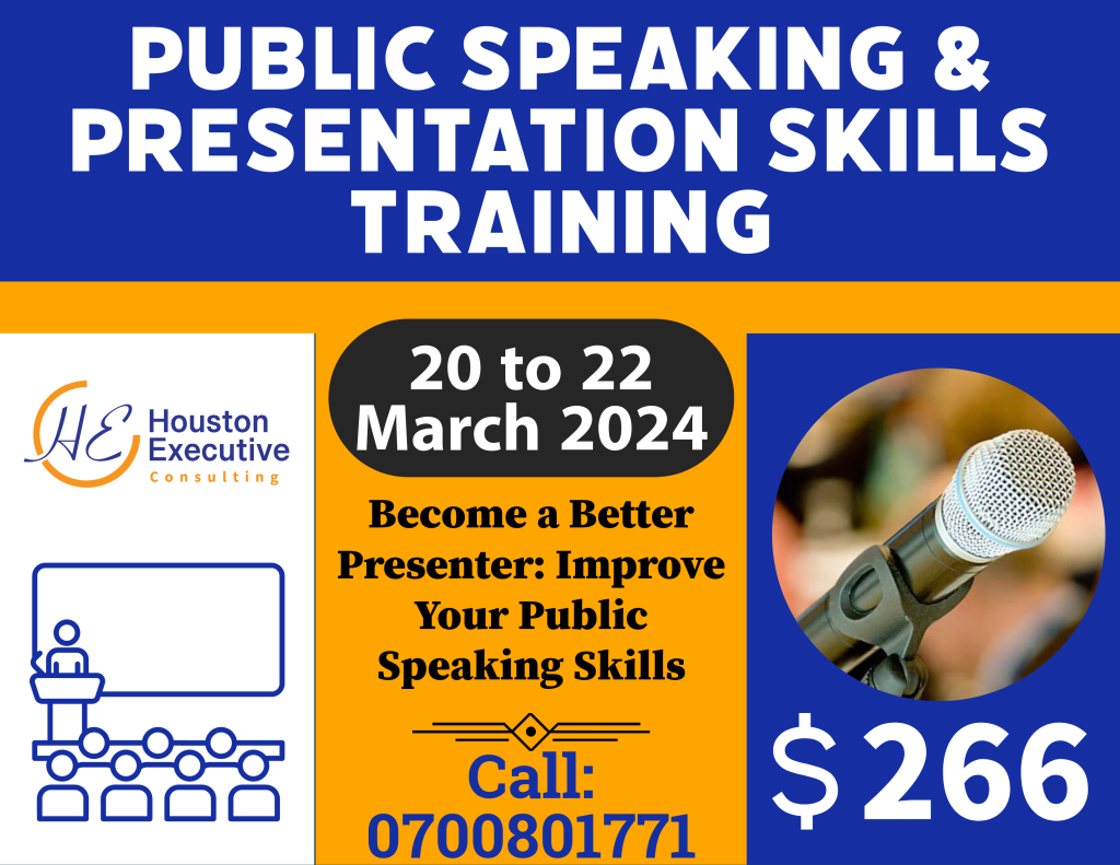 Public Speaking and Presentation Skills Training